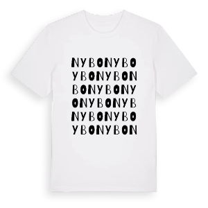 Nybo ordlek t-shirt – ekologisk bomull t-shirt från PinShirt