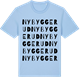 Blue Soul t-shirt med Nybyggerud ordlek t-shirt