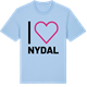 Blue Soul t-shirt med Jag älskar Nydal t-shirt stort tryck