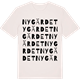 Vintage White t-shirt med Nygärdet ordlek t-shirt