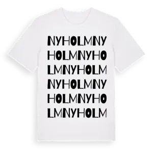 Nyholm ordlek t-shirt – ekologisk bomull t-shirt från Pinshirt