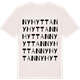 Vintage White t-shirt med Nyhyttan ordlek t-shirt