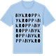 Blue Soul t-shirt med Nykroppa ordlek t-shirt