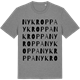 Mid Heather Gray t-shirt med Nykroppa ordlek t-shirt