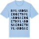 Blue Soul t-shirt med Nylandsberget ordlek t-shirt
