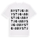 Nystugan ordlek t-shirt