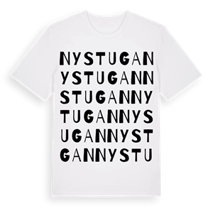 Nystugan ordlek t-shirt – ekologisk bomull t-shirt från PinShirt