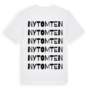 Nytomten ordlek t-shirt – ekologisk bomull t-shirt från Pinshirt