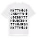 Nytthöjden ordlek t-shirt