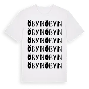 Öbyn ordlek t-shirt – ekologisk bomull t-shirt från Pinshirt