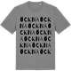Mid Heather Gray t-shirt med Öckna ordlek t-shirt