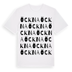 Öckna ordlek t-shirt – ekologisk bomull t-shirt från Pinshirt