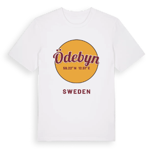 Ödebyn cirkel t-shirt – ekologisk bomull t-shirt från PinShirt