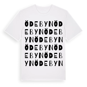 Ödebyn ordlek t-shirt – ekologisk bomull t-shirt från PinShirt