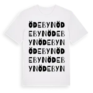 Ödebyn ordlek t-shirt – ekologisk bomull t-shirt från Pinshirt