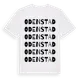 White t-shirt med Odenstad ordlek t-shirt