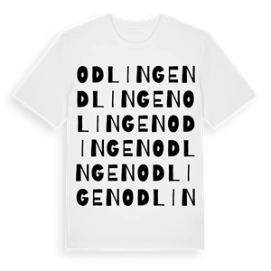 Odlingen ordlek t-shirt – ekologisk bomull t-shirt från PinShirt