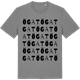 Mid Heather Gray t-shirt med Ögat ordlek t-shirt