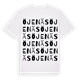 Öjenäs ordlek t-shirt