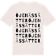 Vintage White t-shirt med Öjenässätter ordlek t-shirt