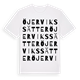 Öjervikssätter ordlek t-shirt