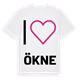 Jag älskar Ökne t-shirt stort tryck