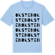 Blue Soul t-shirt med Oksten ordlek t-shirt