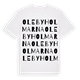 Olebyholmarna ordlek t-shirt