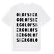 White t-shirt med Olofsberg ordlek t-shirt