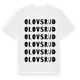 White t-shirt med Olovsrud ordlek t-shirt