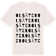 Vintage White t-shirt med Olsäter ordlek t-shirt