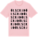 Pink Cotton t-shirt med Ölserud ordlek t-shirt