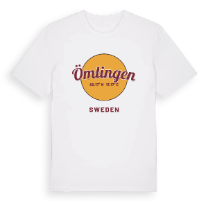 Ömlingen cirkel t-shirt – ekologisk bomull t-shirt från PinShirt