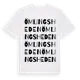 White t-shirt med Ömlingsheden ordlek t-shirt