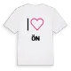 Jag älskar Ön t-shirt stort tryck