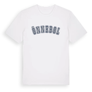 Önnebol college t-shirt – ekologisk bomull t-shirt från PinShirt