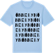 Blue Soul t-shirt med Önnebyn ordlek t-shirt