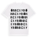 Önnebyn ordlek t-shirt