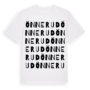 Önnerud ordlek t-shirt – ekologisk bomull t-shirt från PinShirt