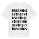 White t-shirt med Önsby ordlek t-shirt