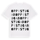 Oppistugan ordlek t-shirt
