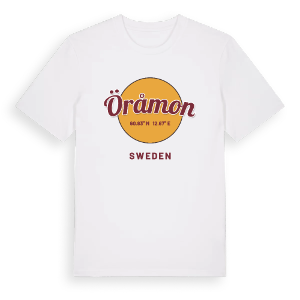 Öråmon cirkel t-shirt – ekologisk bomull t-shirt från PinShirt