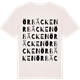 Vintage White t-shirt med Örbäcken ordlek t-shirt