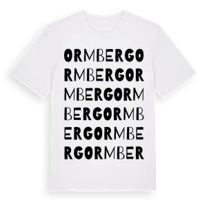 Ormberg ordlek t-shirt – ekologisk bomull t-shirt från Pinshirt