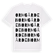 White t-shirt med Ormgården ordlek t-shirt