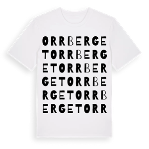 Orrberget ordlek t-shirt – ekologisk bomull t-shirt från PinShirt