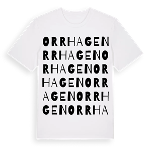 Orrhagen ordlek t-shirt – ekologisk bomull t-shirt från Pinshirt