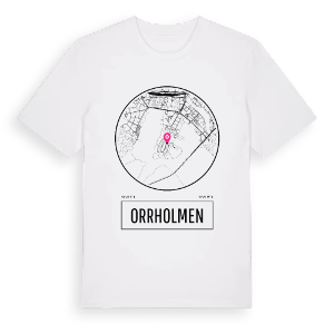 Orrholmen t-shirt – ekologisk bomull t-shirt från PinShirt