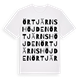 Örtjärnshöjden ordlek t-shirt