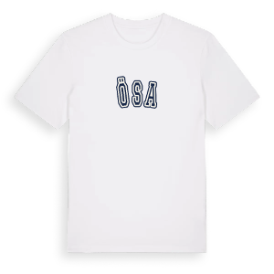 Ösa college t-shirt – ekologisk bomull t-shirt från PinShirt